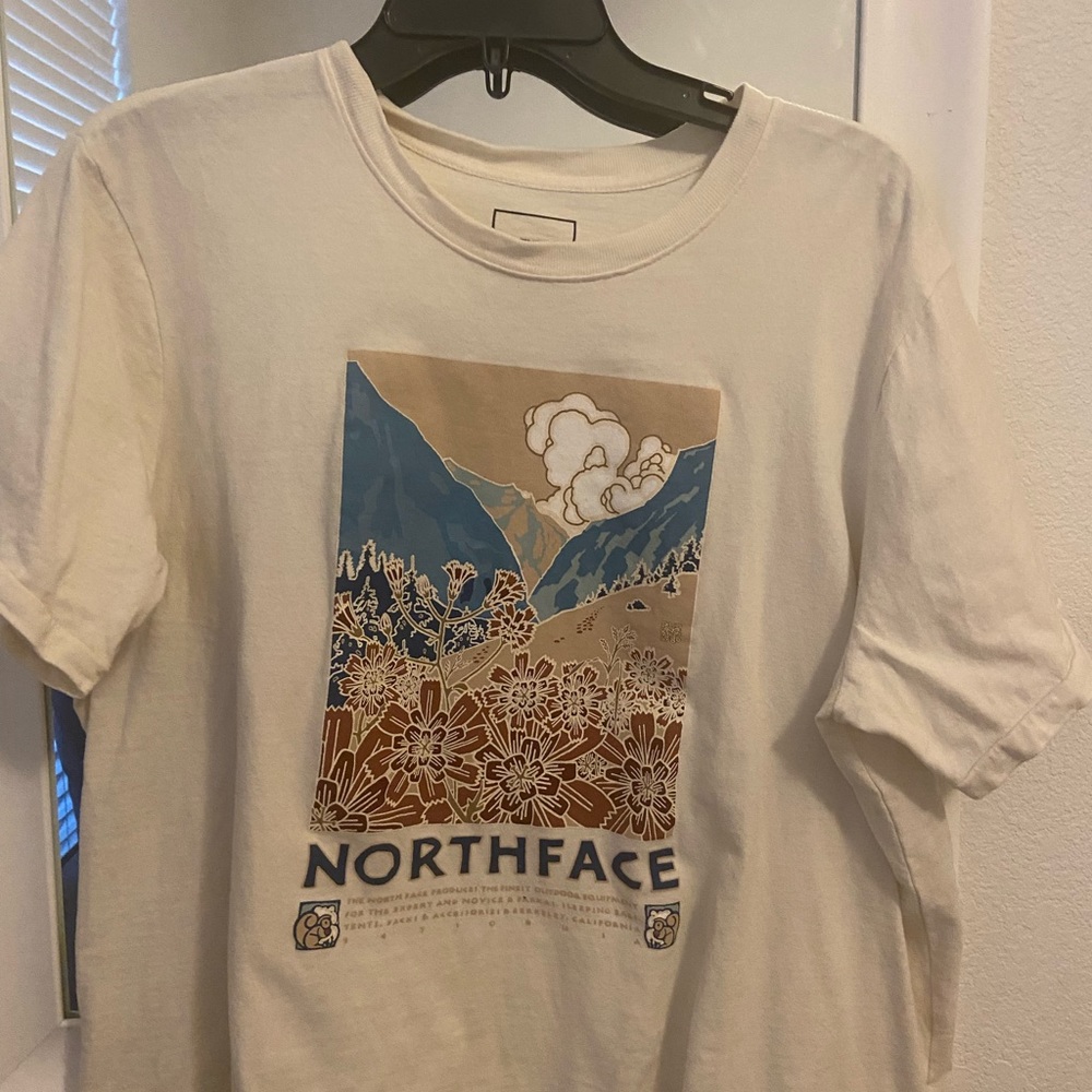 North face graphic tee